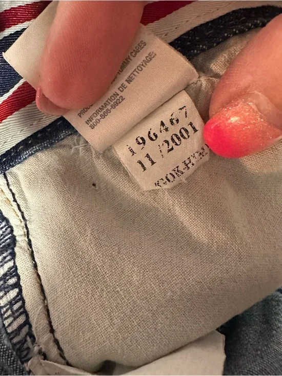 Vintage Y2K Tommy Hilfiger Patchwork Bootcut Jeans - Picture 5 of 9